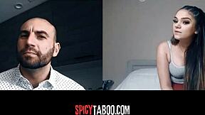 Horny Stepdaughter’s Naughty Webcam Call
