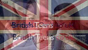 My sexy British teen guides me.