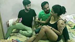 I joined an amazing Indian threesome with bhabhi and innocent boy
