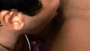 giving a good suck on the brunette's sweet spot