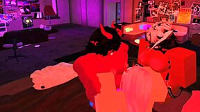 Two Futa Dominate a Slut in Wild Threesome Action