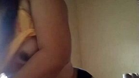 chubby pinay rides dick in a quick cowgirl session