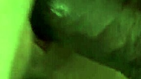 interracial sex clip with a black-haired amateur taking on a huge cock