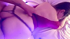 Latina stepmom with giant cameltoe bangs her stepson raw in tiny thongs