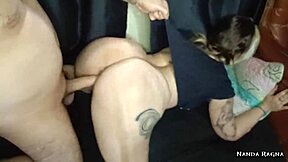 I was alone with my stepbrother and he pounded my tight little pussy hard for hours