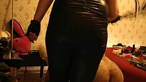 Spanking Action That Stings Hard And Leaves Red Marks On Bare Skin!
