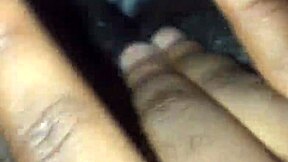yo, check this black wet pussy in late night solo action