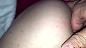 Hey, watch me rim so sensually before pounding my ass hard for a massive cumshot