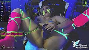Horny Rave Girl Shakes Big Ass for Huge Cock at Party