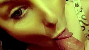 Sultry Redhead Milf Sucks Hard Cock with Skill. Her Lips Grip Tight in Every Move!