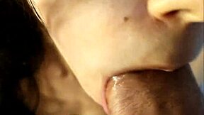 Holy! Amateur teen delivers insane closeup blowjob action!