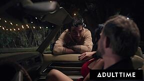 man, big titty slut little puck gets pounded in parking lot while cuck husband watches