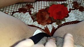 me and my girlfriend rubbing our swollen juicy pussies together