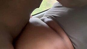 Neighbor Almost Caught Us Fucking Hard In The Car Outside