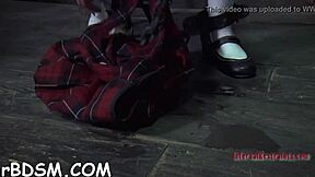 dialogic babe in latex gets punished hard