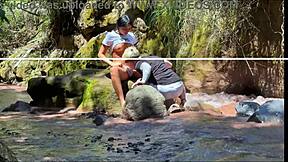 Amateur Couple Records Wild Sex with Stepbrother by the River
