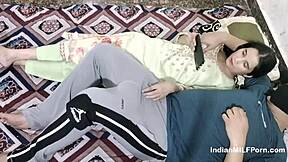 Indian Stepsister Caught Watching Porn on Mobile, Fucked Hard by Stepbrother in Hindi Audio