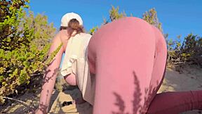 Why is hiking so awesome with ripped leggings porn by Lilykoti?