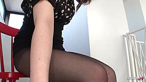 Japanese PAWG Girl in Pantyhose Dominates with Uncensored Femdom Creampie Fuck, Rimjob, and Squirt Orgasm in Japan