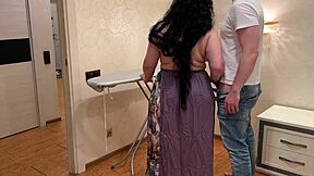 hey, housewife with big ass sucks cock for anal fun