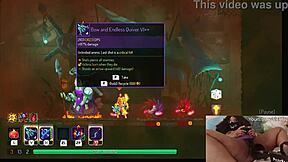 Ever Seen a Chubby Ebony Gamer Girl Fucked by Dildo During Dead Cells?