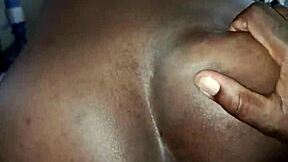 Damn! African Couple Rocks Reverse Cowgirl with Raw Power