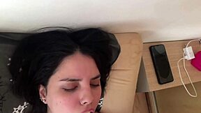 Real cheating Latina girlfriend in corset banged hard by neighbor. Her cuckold husband’s away at work!