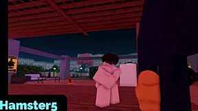 Roblox Futa Fun with Big Cock Gloryhole Action and Anal Pounding