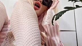 mistress elza koms dominates with fetish feet in tight lingerie