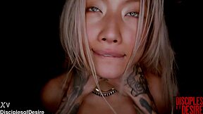Asian Beauty Dolly Orchid Pounded Hard by Tattooed Spaniard
