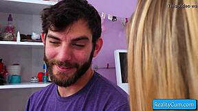 Sexy teen blonde Natalie Knight gets her juicy pussy fingered. She delivers an amazing blowjob!