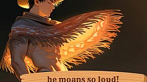 He moans so loud, it's wild! 😍