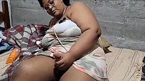 Damn! Futanari Stepson Helps Stepmom Masturbate in Wild Brazilian Scene!