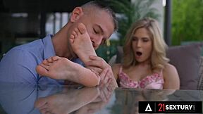 candee licious gets her luscious feet licked and drilled hard