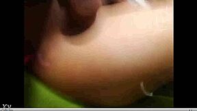 Shemale Webcam Star Delivers a Hot Explosive Cumshot