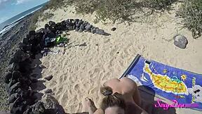 yo, ready for a wild beach pov doggystyle ride?