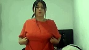 Damn, What an Amazing Ass on This College Girl! I Give Her Intense Oral and She Shows Off Huge Tits in Real Homemade Action!
