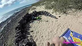 yo, ready for a wild beach pov doggystyle ride?