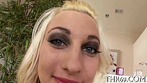 Skillful Cock Sucking Session with Shaved Mature Pussy Action
