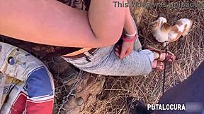 María Teen, Suck It Hard on the Street for Putalocura!
