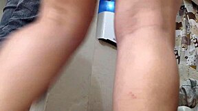 Naughty wife pounded hard beside her helpless cuckold husband