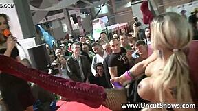 Wow, Check This FILTHY Blonde Slut RUBBING Her Twat Hard!