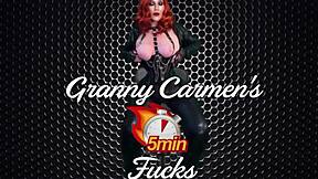 Granny Nurse Chapel in Cosplay Uses Historical Toy on Fat Patient in Hardcore Play