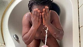 I'm wild for this all-black hardcore threesome with bisexual African lesbians and a huge dick.