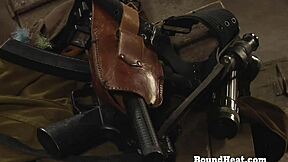 Naked Pale White Big Boobs Lesbian Slave Moans During Harsh Whipping