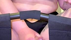 riding dick on my sex chair in wild bedroom action with toys