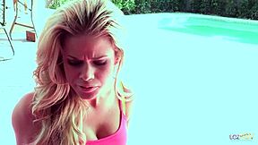 Perfect Blonde with Small Tits Gets Her Wet Pussy Licked by Emo Girlfriend. How Wild Is This Duo?