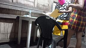 Recent video of stepmom teasing stepson until he snaps with real homemade action