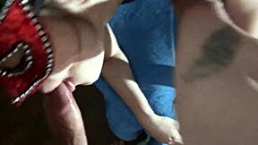 Reverse Deep Throat: My Boyfriend Pounds Me Hard in Doggystyle Action