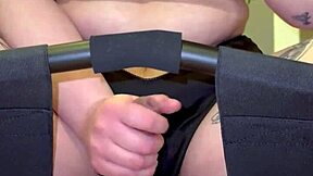 riding dick on my sex chair in wild bedroom action with toys